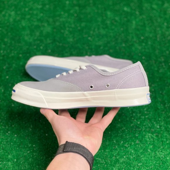 Converse Jack Purcell Signature Ox Men Low Top Shoes Gray White 153593C Multi Sz - Picture 2 of 4